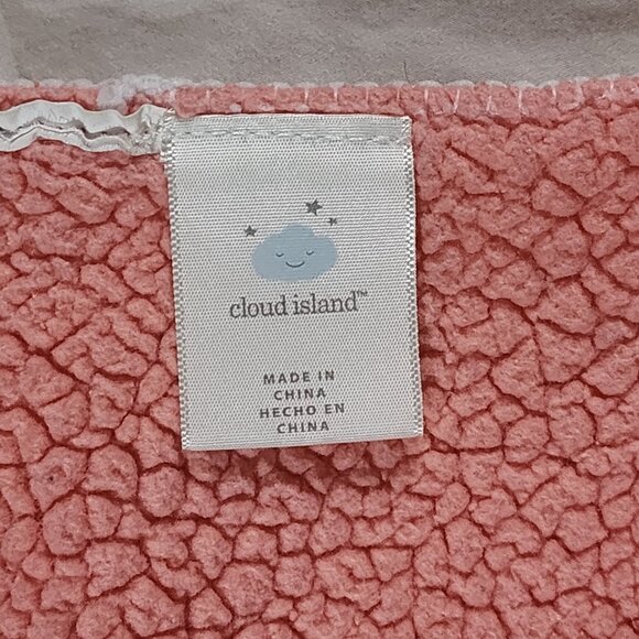 Cloud Island Citrus Fruit Lemon Peach Orange Sherpa Baby Blanket Lovey 30x36 in - Picture 4 of 4